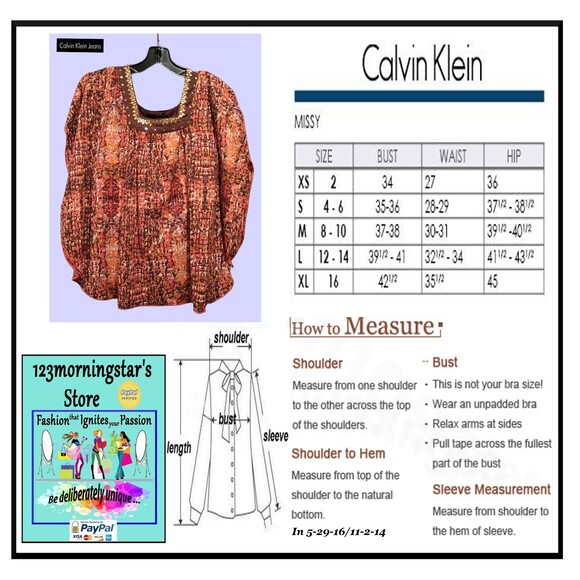 Calvin Klein NEW Artistic Modernism Abstract Gold Speckle Square-Neck Top S - Picture 10 of 10